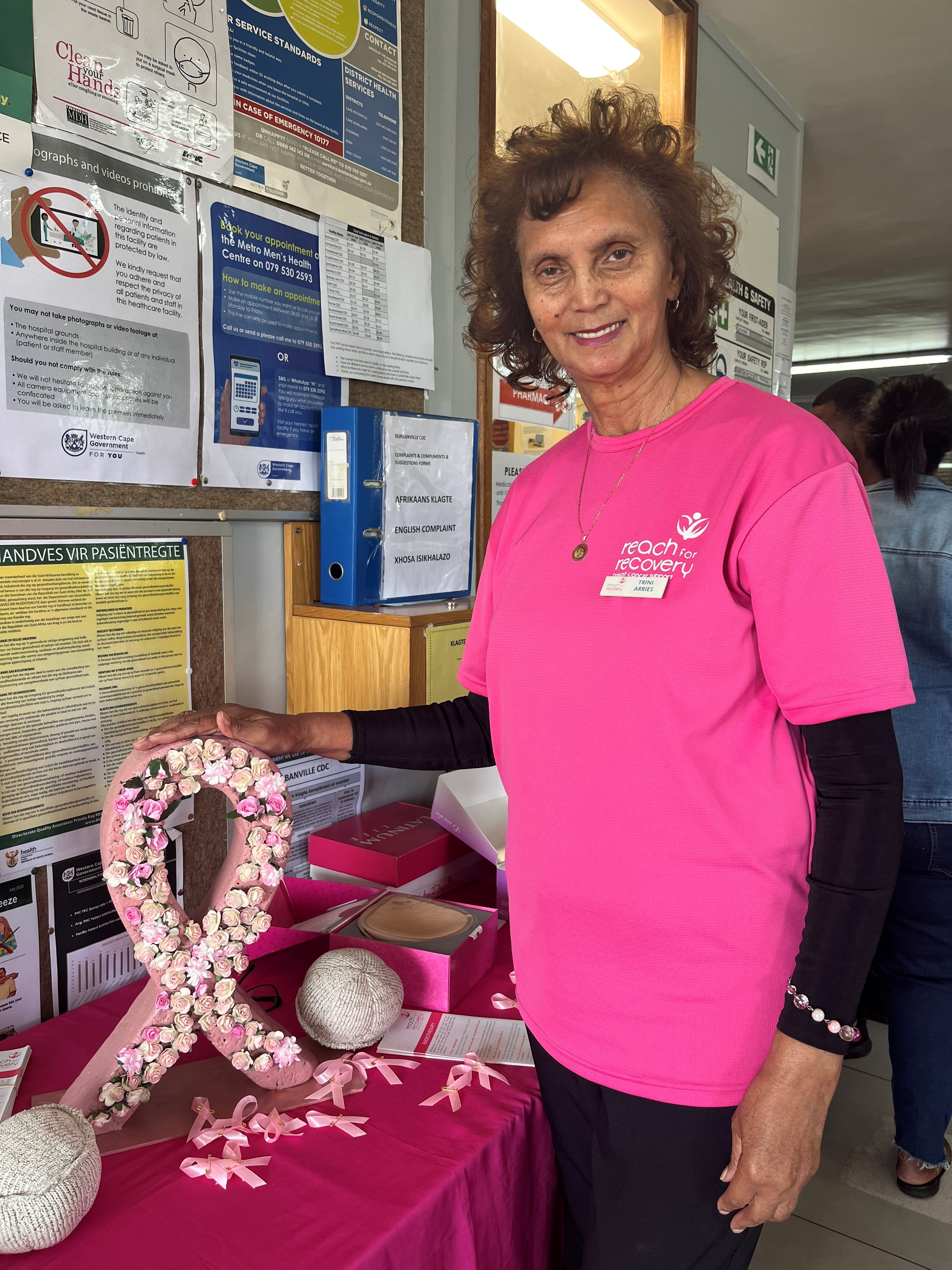 Breast cancer survivor Trini Arries says early detection is key. She has encouraged all women and men to learn more about the signs of breast cancer.