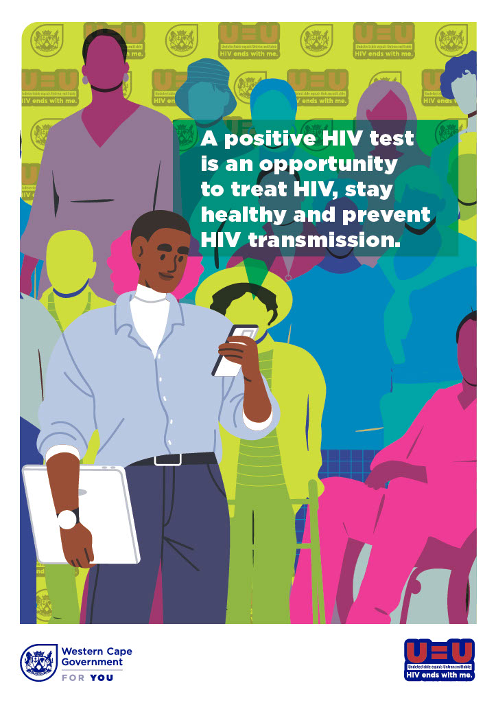 U=U Undetectable Equals Untransmittable Poster4 treat HIV