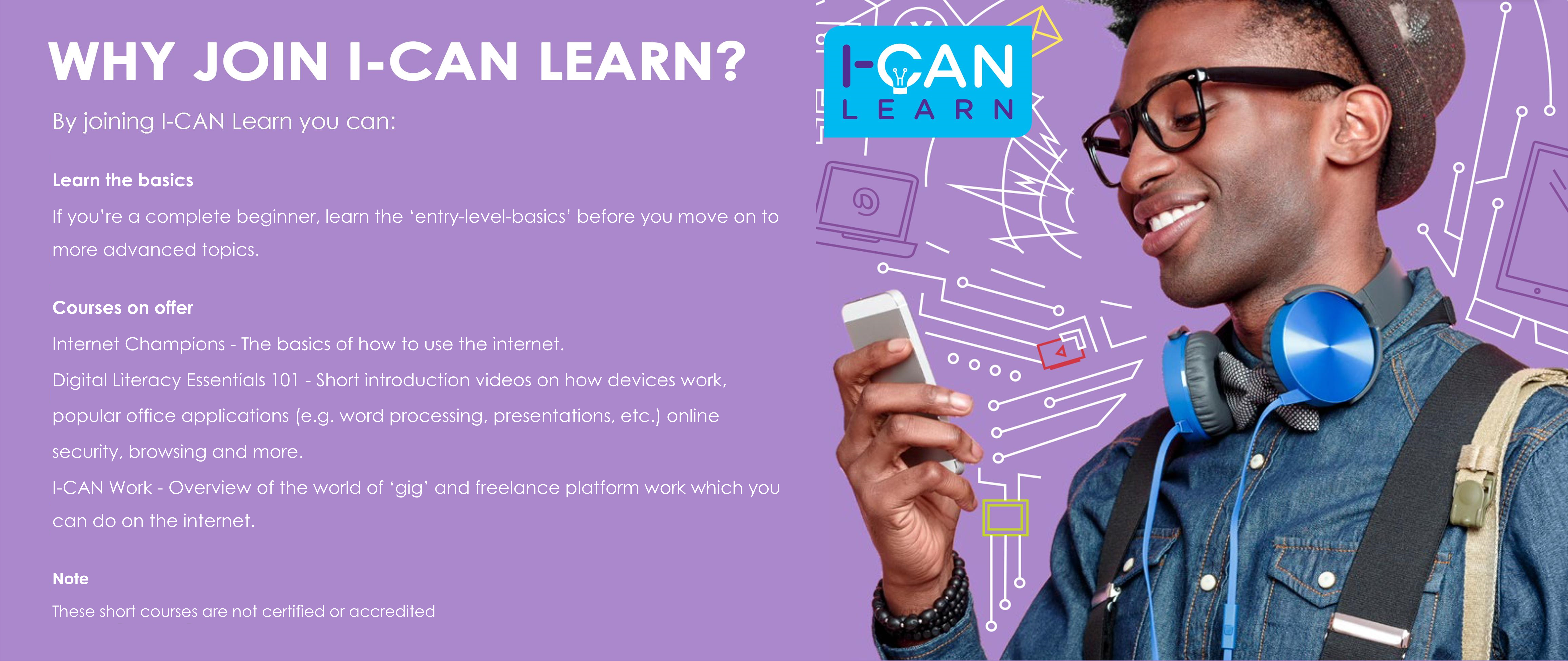Why you should join I-CAN Learn