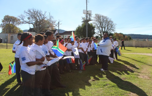 Youngsters ready for a day of fun-filled activities in Groot Brak