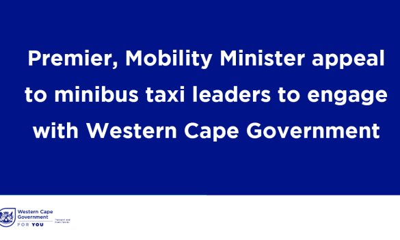Minister Mackenzie and minibus taxi.jpg